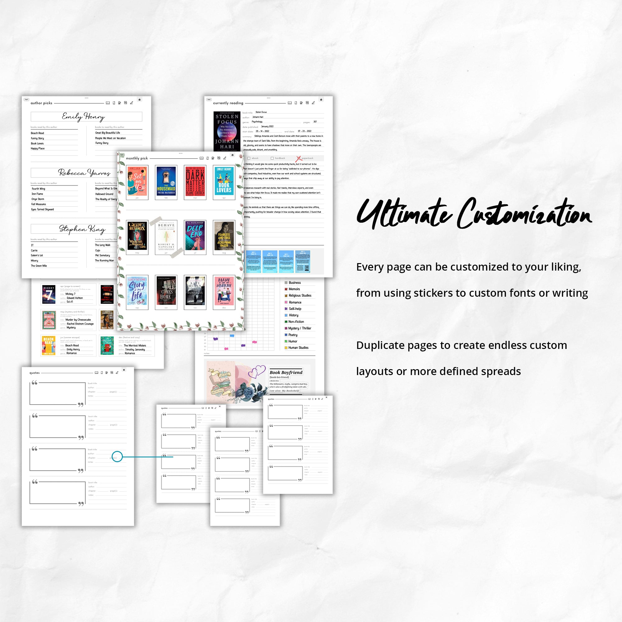 Libro - A Digital Reading Journal