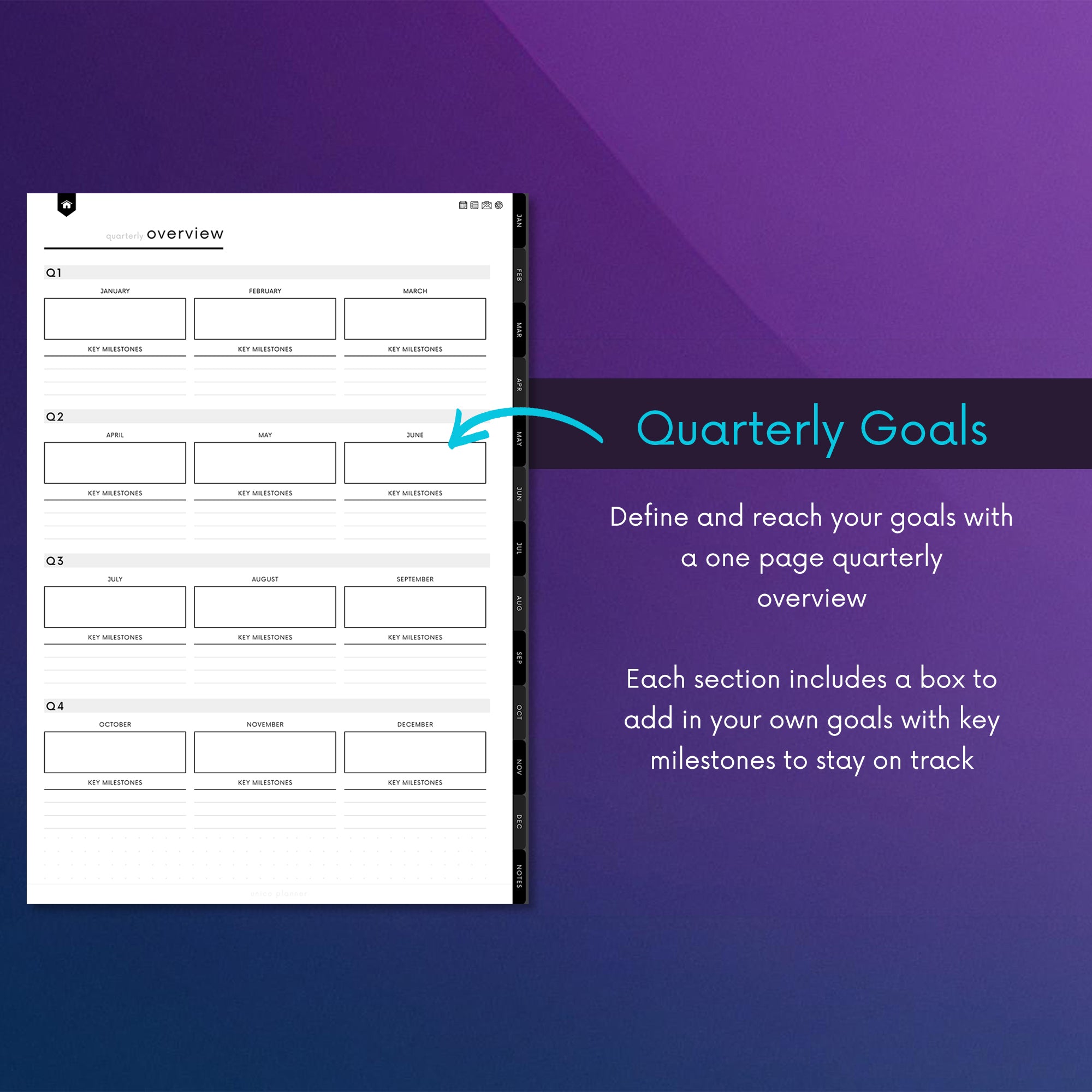 2024 Unico Digital Planner + Widget/Sticker Pack