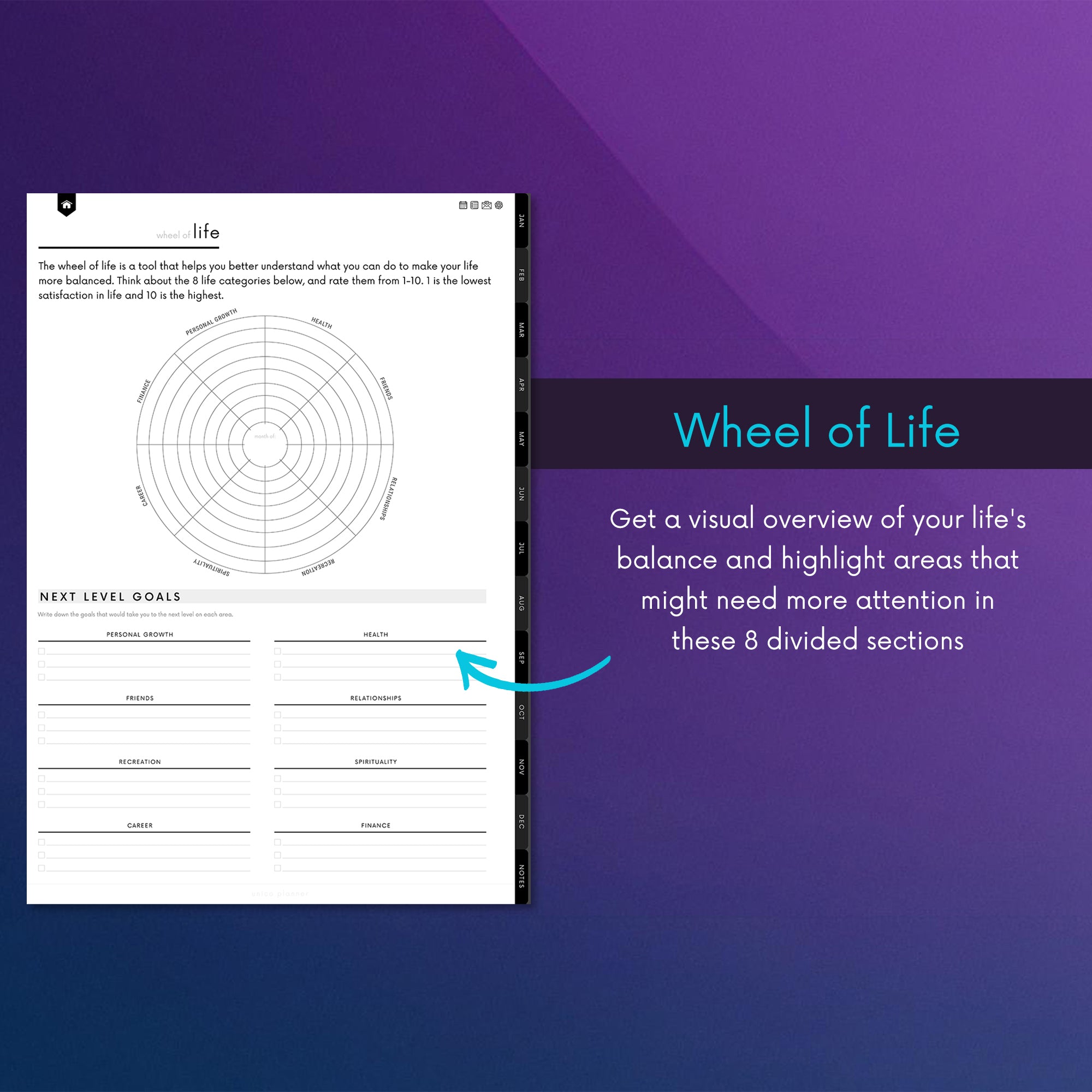 2024 Unico Digital Planner + Widget/Sticker Pack