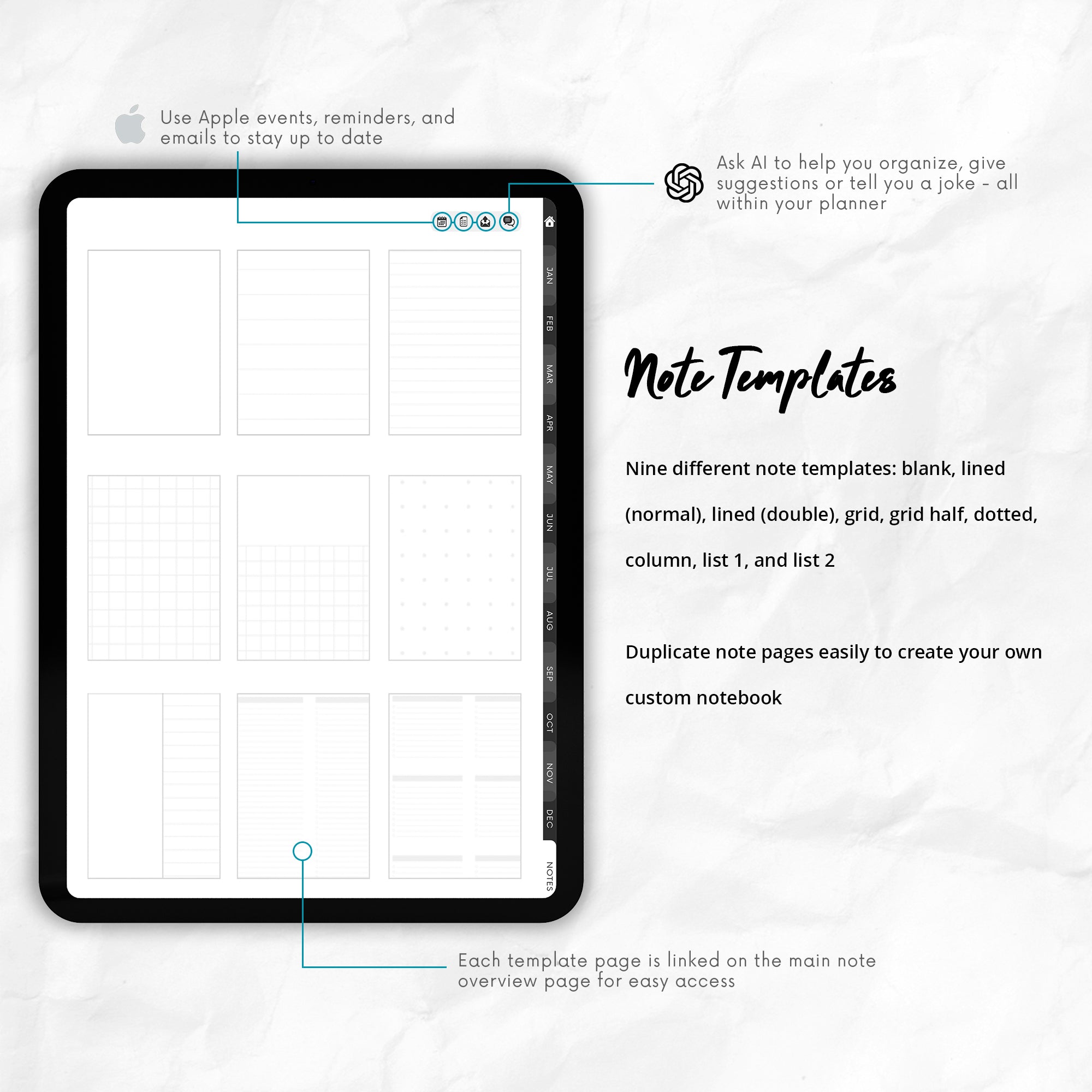 2025 Unico Digital Planner + Sticker Pack