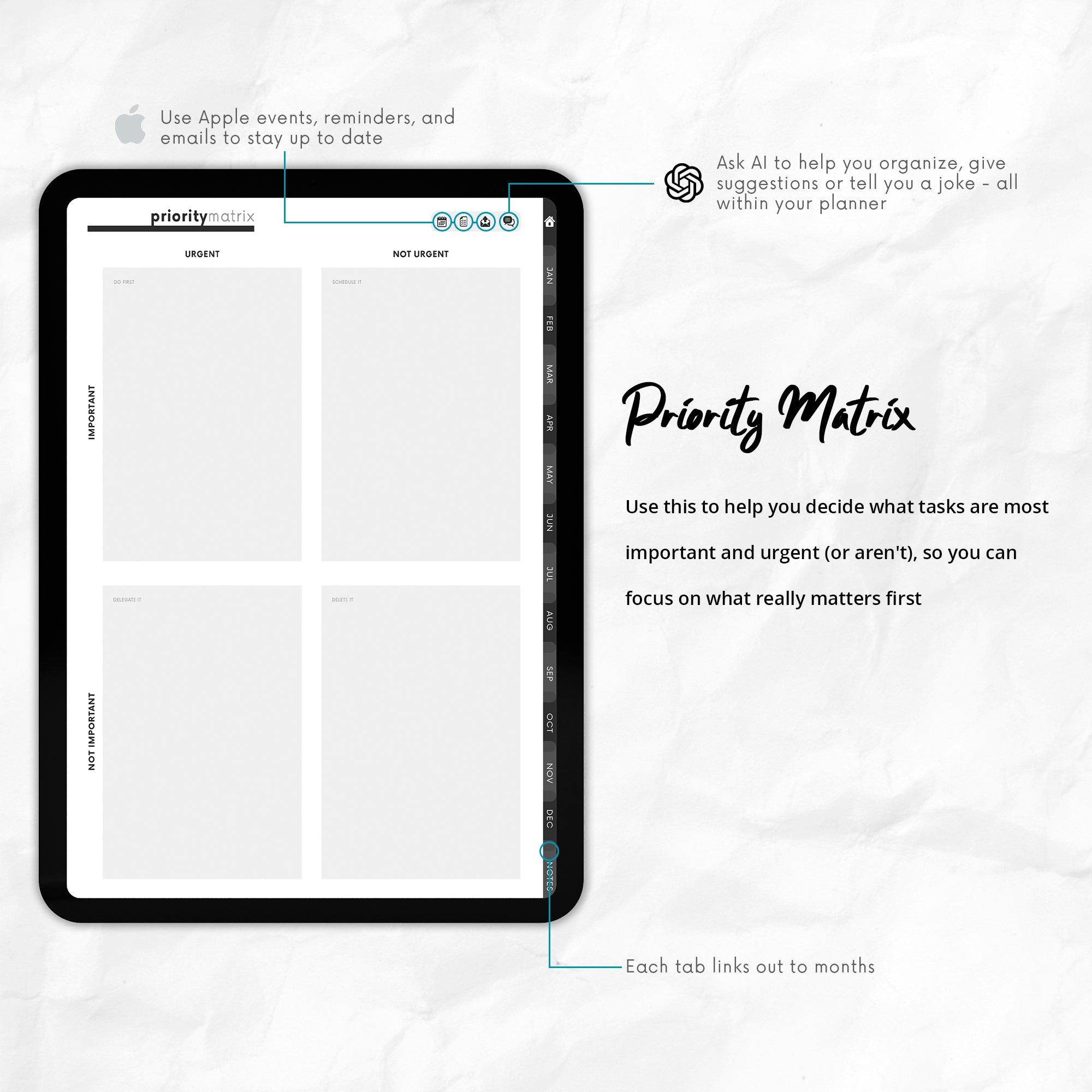 2025 Unico Digital Planner + Sticker Pack