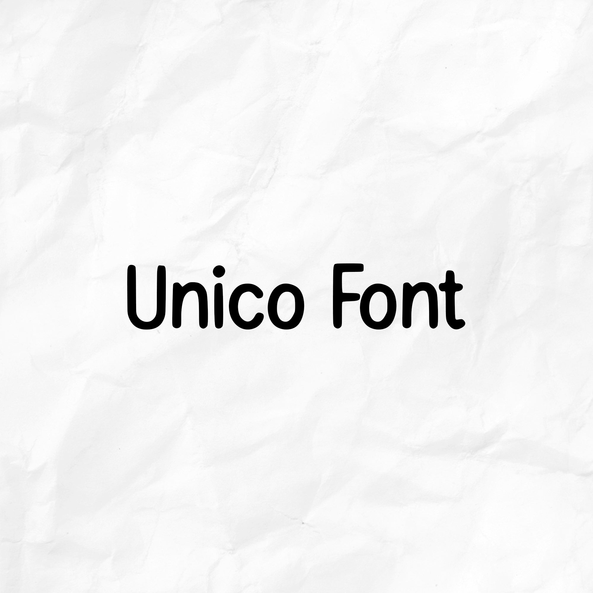 Unico Font