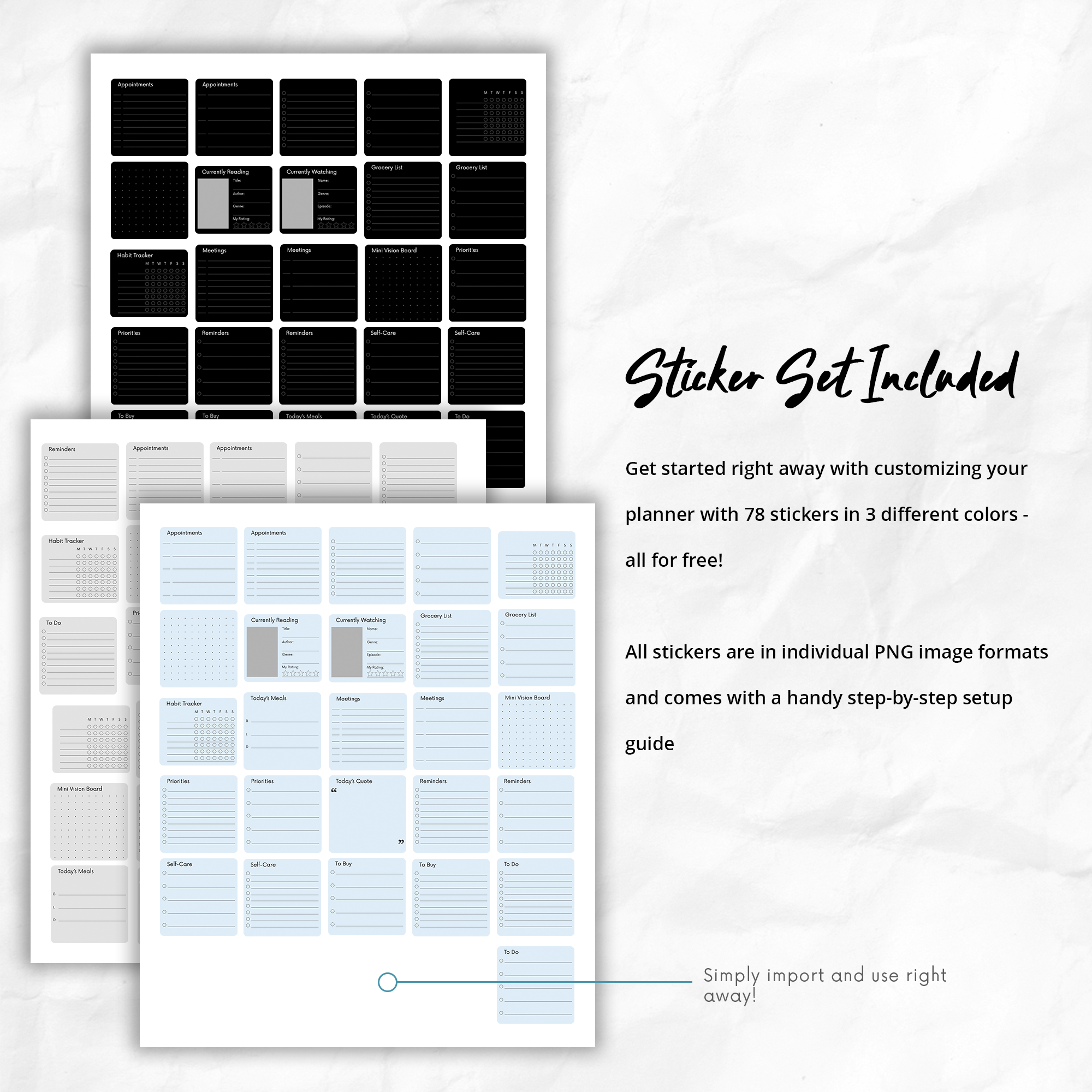 2025 Unico Digital Planner + Sticker Pack