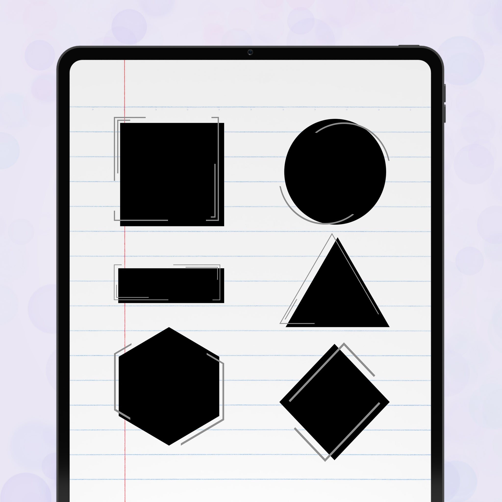 78 Geometric Shape Stickers