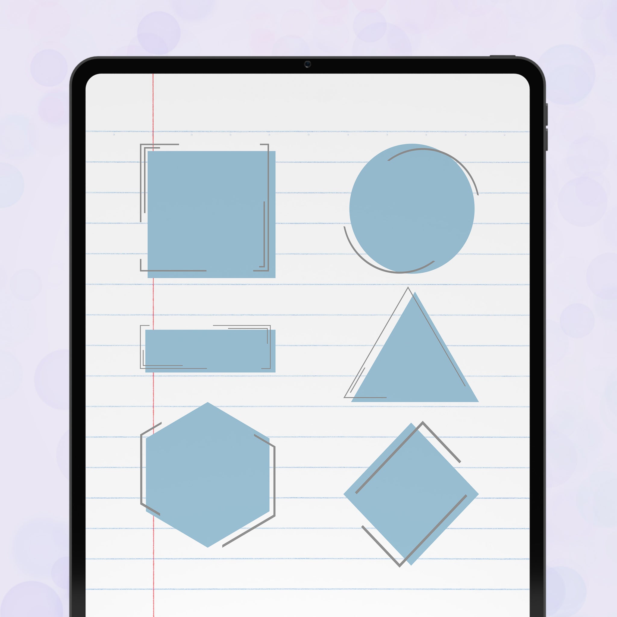 78 Geometric Shape Stickers