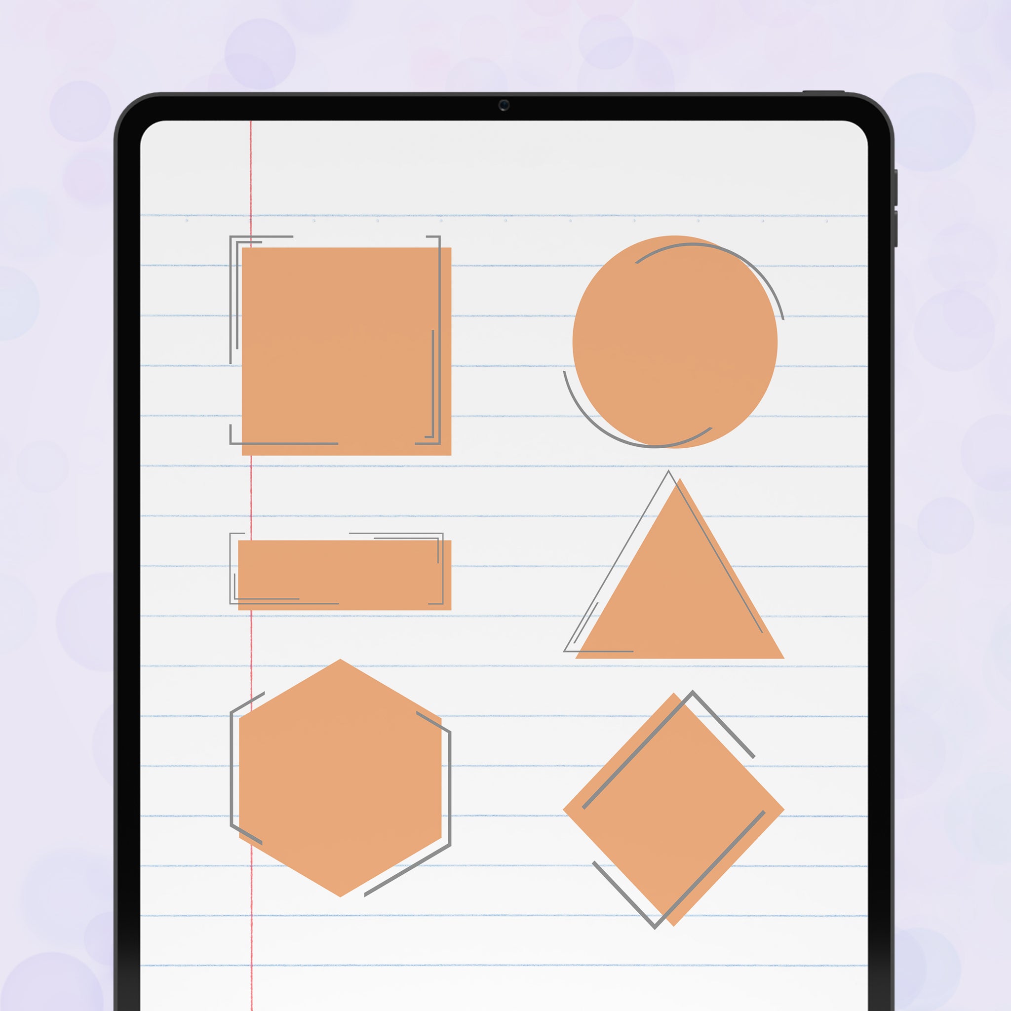 78 Geometric Shape Stickers