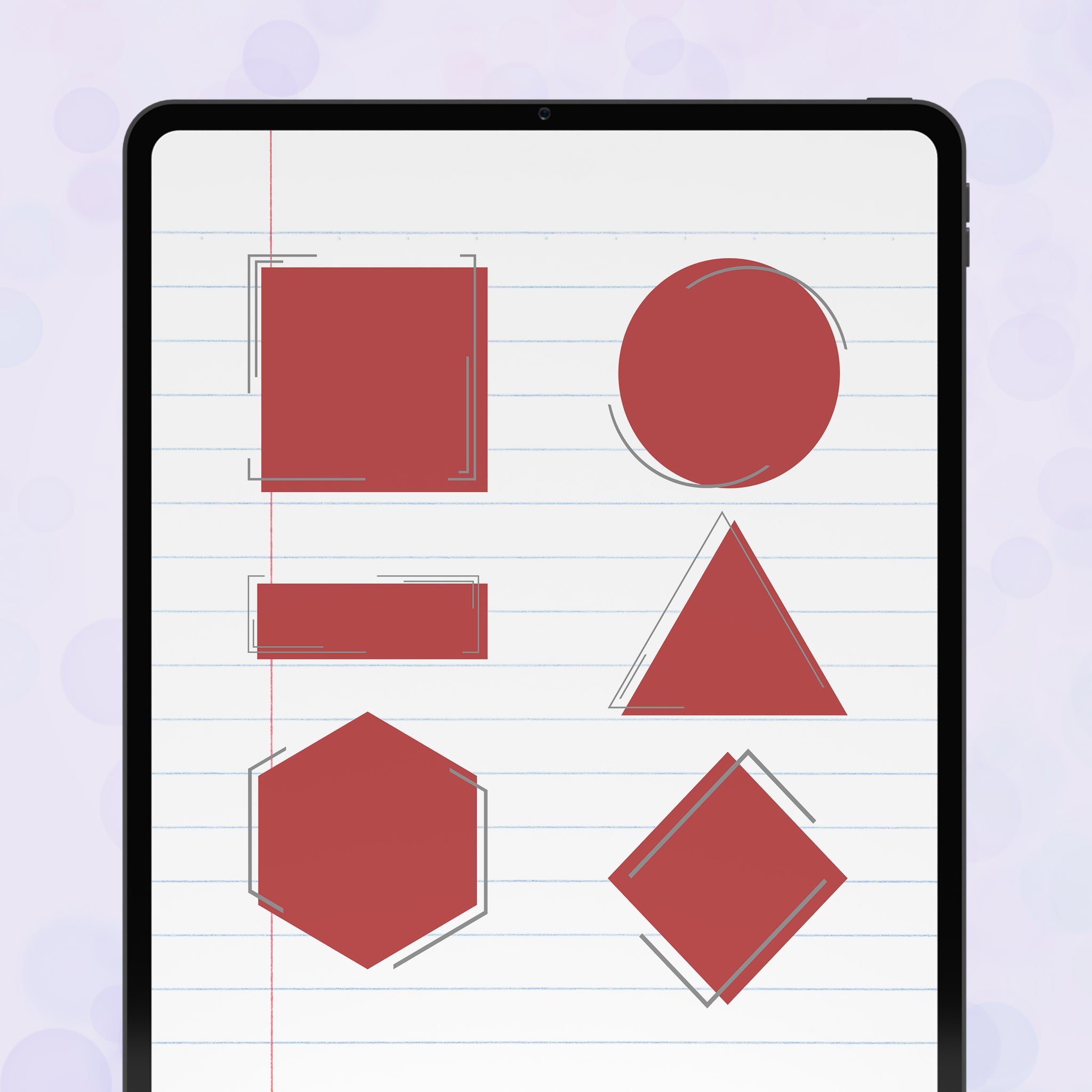 78 Geometric Shape Stickers