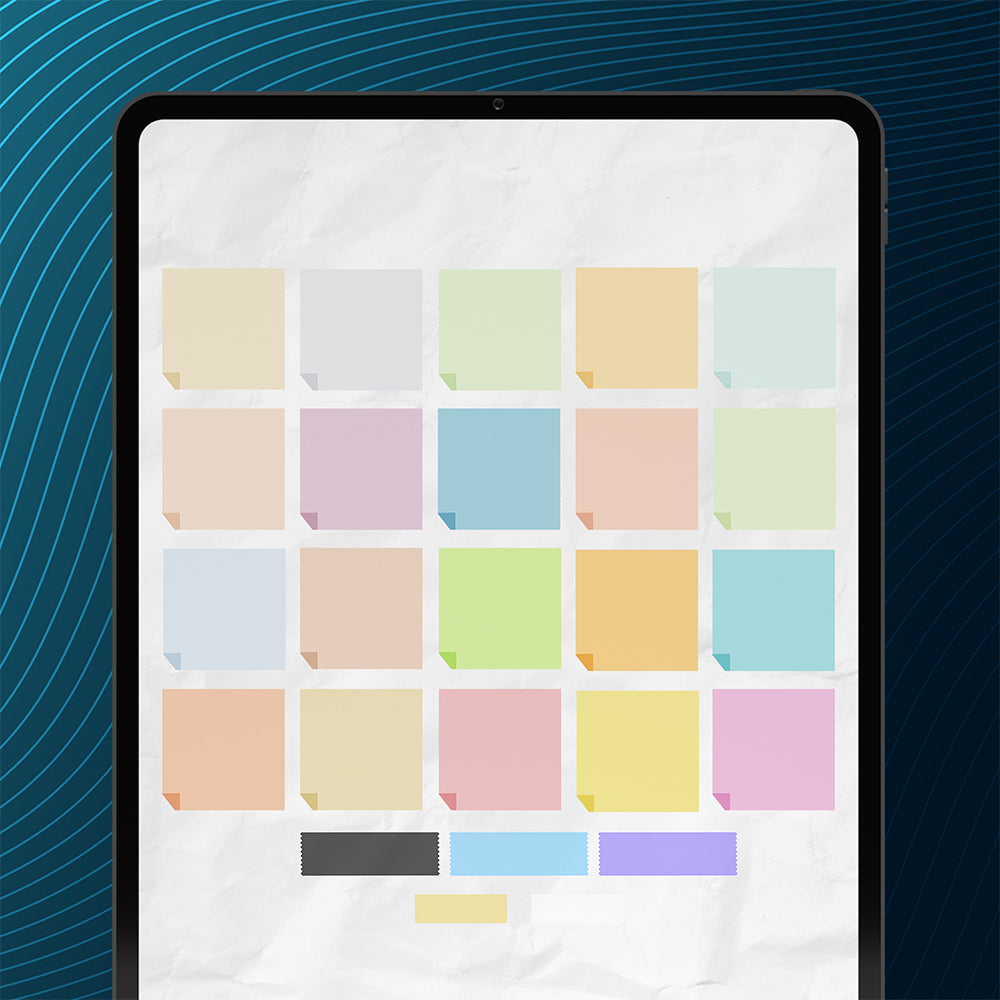 60+ Sticky Note Stickers - Pastel