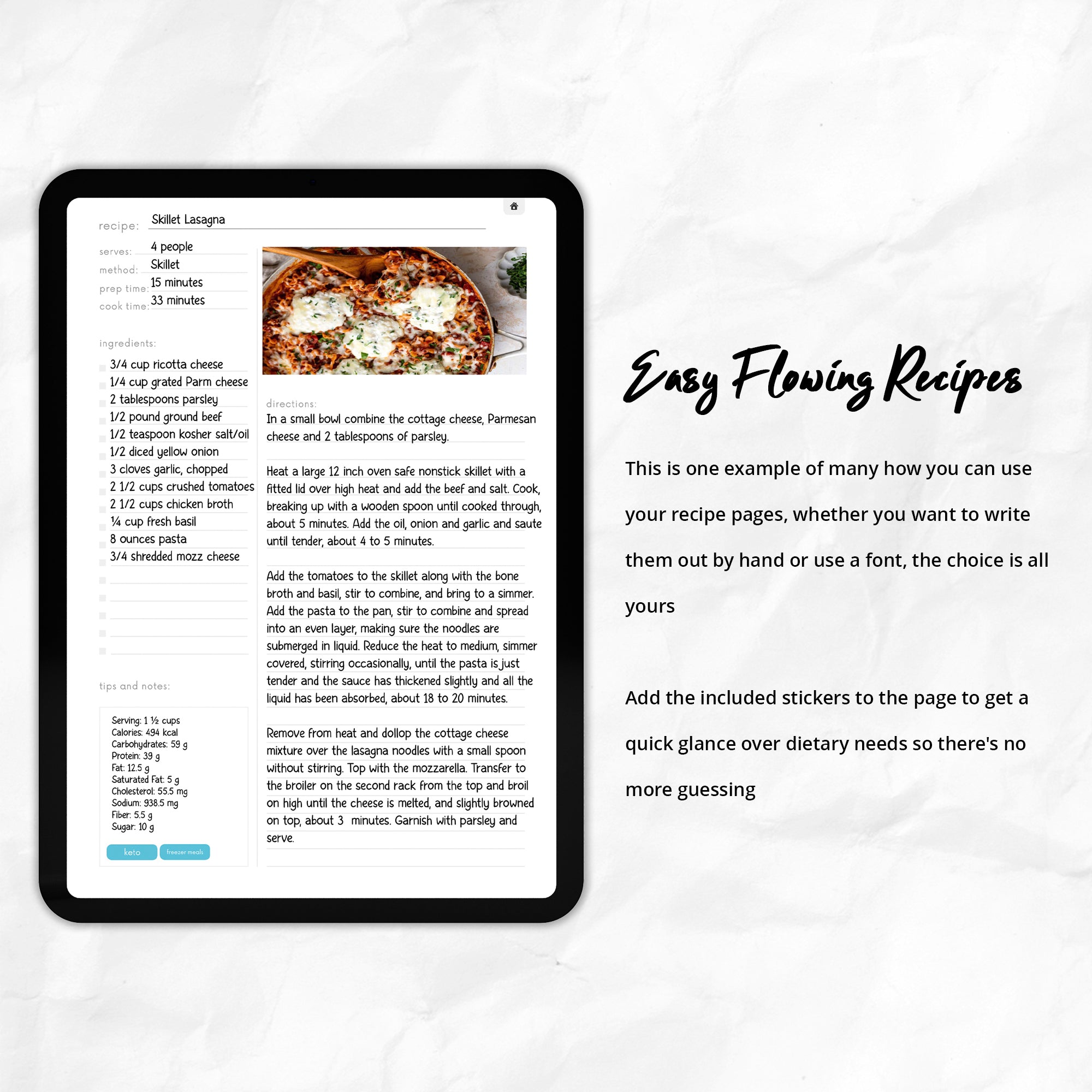 Comida - A Digital Recipe Book