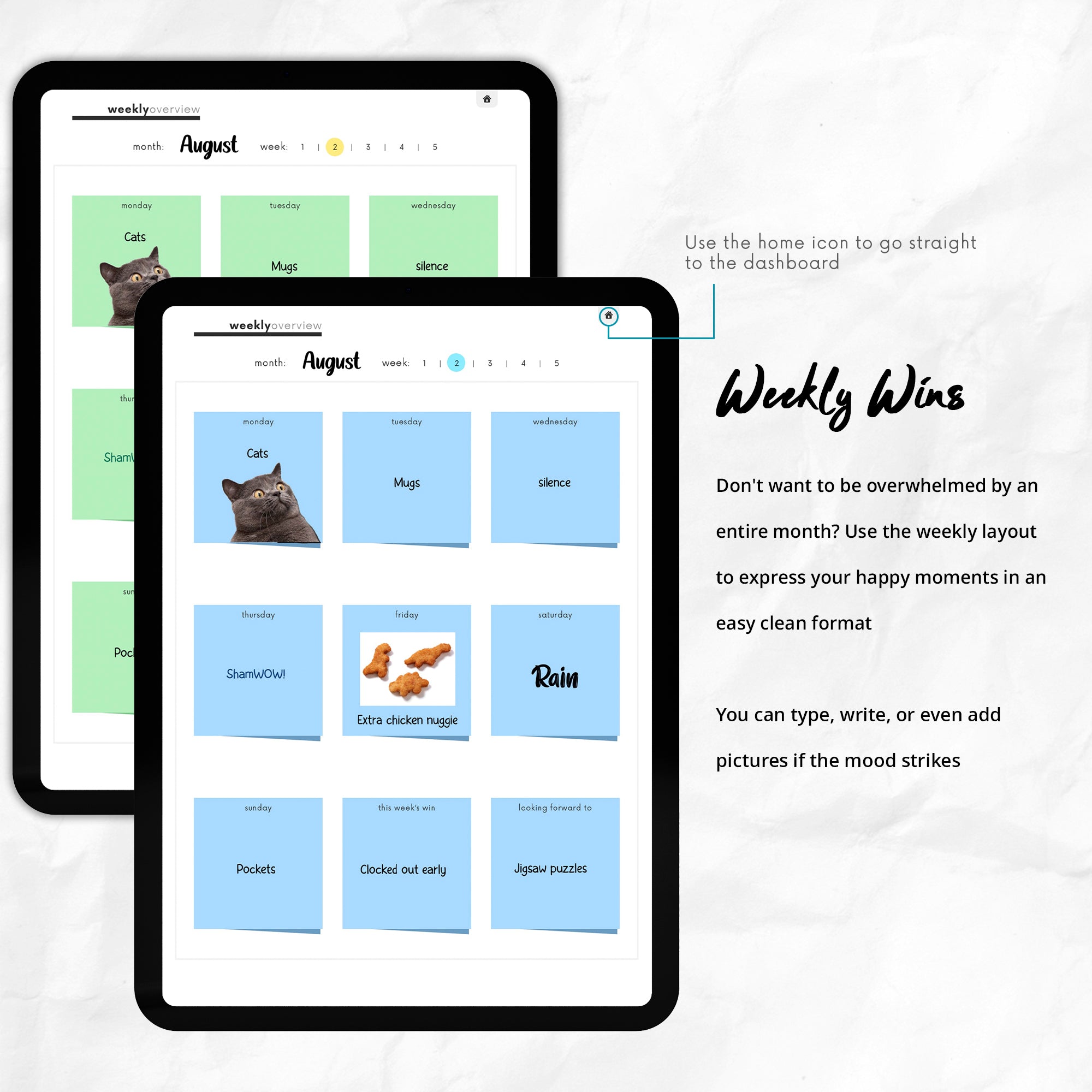 Feliz - A 5 Second Happiness Wall Journal