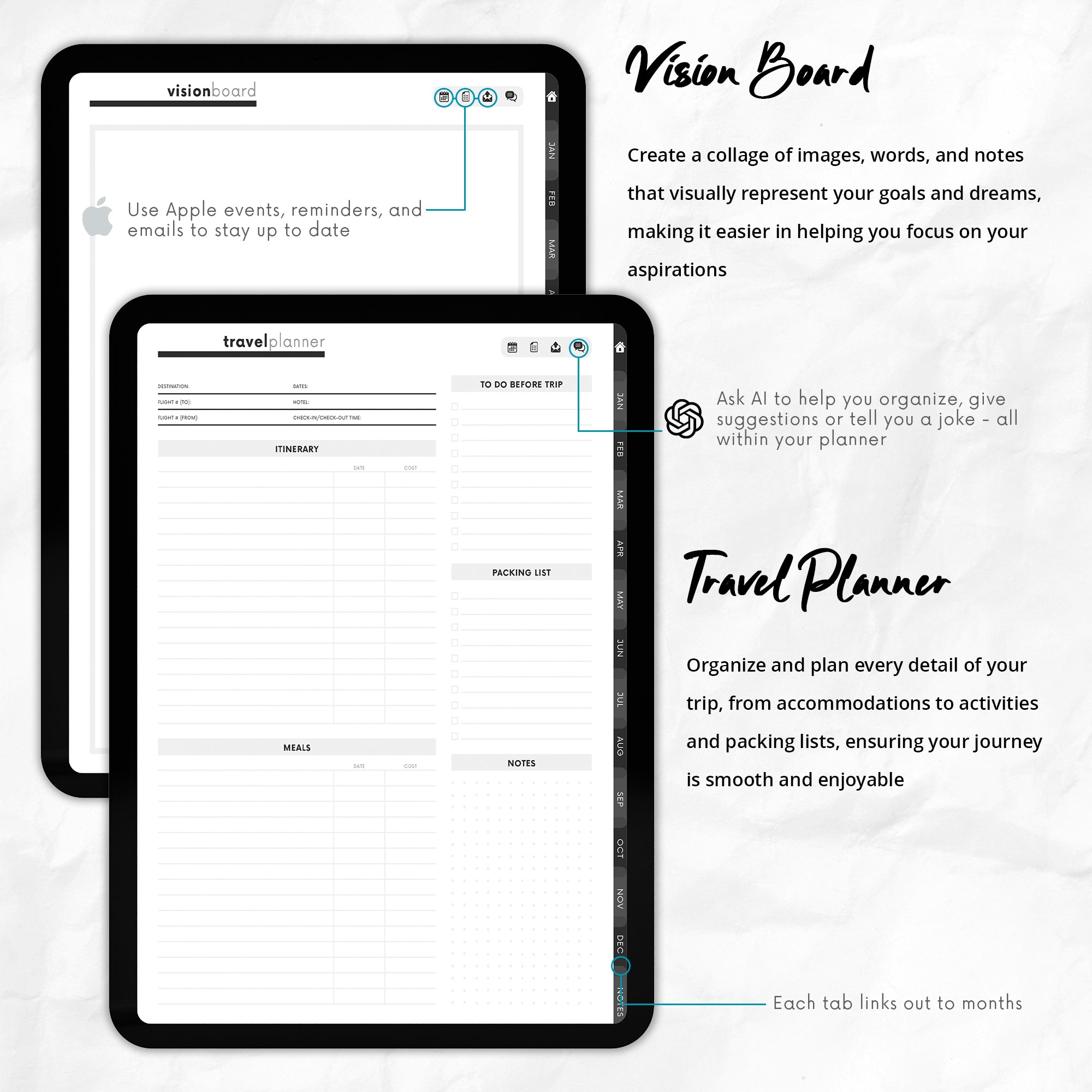 2025 Unico Digital Planner + Sticker Pack